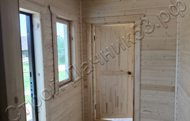 4 Каркасно-щитовой дом Д-28, 6х9м, 54 М², Московская область, Солнечногорский район, СНТ Прогресс-96 (11)